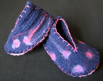 0-6mo Cotton Candy Booties size