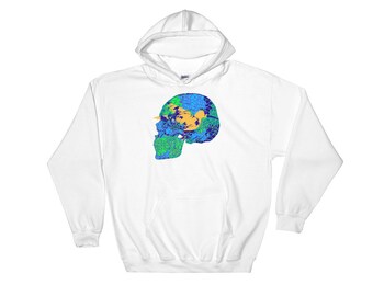 Flowery Birdbrain Hoodie