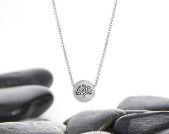 Tree of Life, Tree of Life Jewelry, Tree Necklace, Tree of Life Pendant, Tree of Life Necklace, Family, Silver Tree of Life