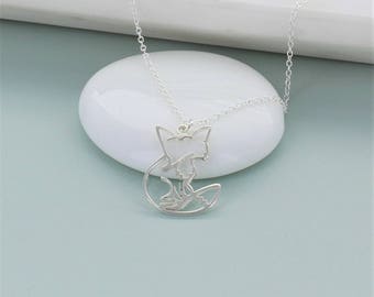 Silver Fox Necklace