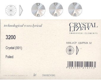 Swarovski 3200 Flatback Sew on stones.Price for 10 stones