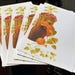 Vintage Fold Up Note Card Set, 15 Autumn Fall Pumpkin Apple Barrel and Jug Note Card Postcards, Vintage Autumn Inspired Stationary
