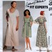 1996 Sewing pattern Loose Easy Sew Dress McCalls 8170 size 16 plus D cup pieces