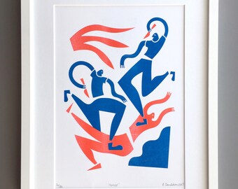 Peace - A3 Risograph Print