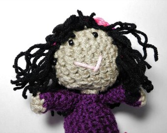 stuffed dolls, stuffed doll with curly hair, stuffed baby doll, stuffed girl doll, handmade stuffed doll, stuffed dolls handmade, crocheted