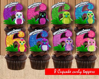 DIGITAL Hatchimals Toppers| Birthday Hatchimals Party| Hatchimals cake Toppers|Printable Hatchimals| INSTANT DOWNLOAD