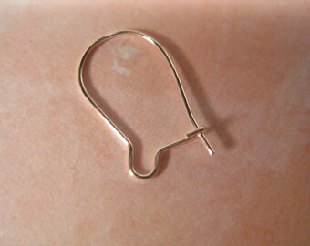 10% OFF ;). Sterling Silver Kidney Wire Earwire 9X15mm (1)PAIR