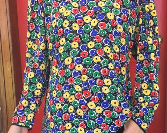 Funky 80s vintage blouse