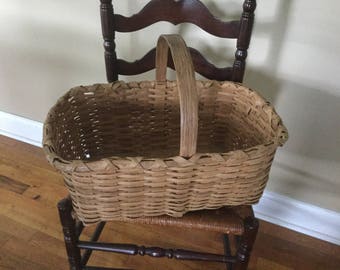 Antique Gathering Basket