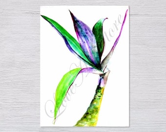 TRADESCANTIA White, Flower Prints, Instant download, Printable Artwork, Wall Art, Modern Art, Digital Print, Color Print, Nature Art, Gift