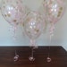 3, 6, or 10 Count: BIG 17" Confetti Balloons with Pink, White, and Gold Confetti- Wedding, Shower, 1st Birthday, Baby Girl, Fall Celebration
