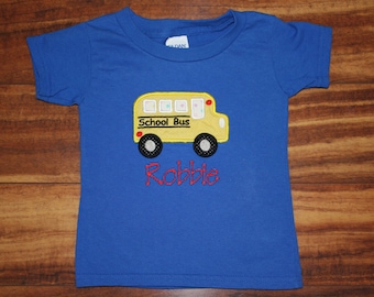 School Bus shirt, First day of school shirt, Personalized school bus shirt, School bus t-shirt, School Bus, School Shirt, Yellow School Bus