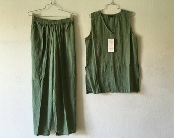 Vintage Blouses and Pants 3 Piece Set