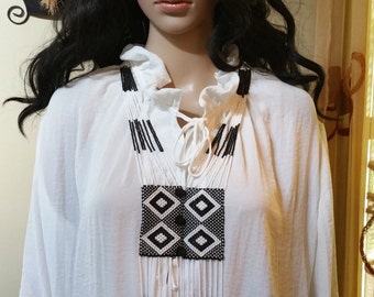 Handmade long necklace
