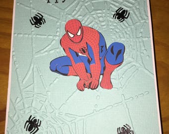 Spiderman Birthday card