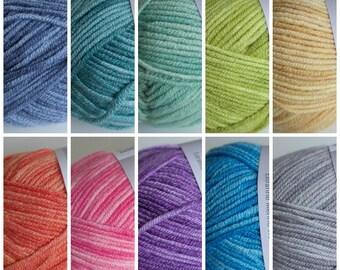 Debbie Bliss Baby Cashmerino Tonals (Sportweight Yarn) - 16 Colours Available