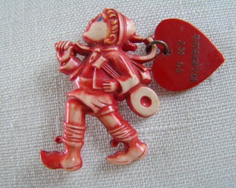 Rare WW2 WWll Plastic celluloid Sweetheart Pin
