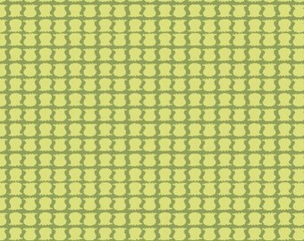 Sale,Monalua, Organic Cotton Fabric, Meadow in Little Lillies, by the yard