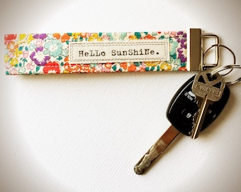 Liberty of London Words Matter Key Fob