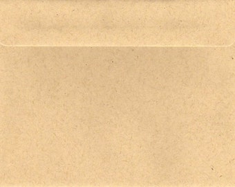 Kraft Brown Envelopes x (20) C5 C6 5x7 11B 130x180mm 160Sq 130Sq 100% Recycled Material