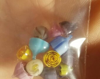 3d flowers glass murrini Coe 104 #8