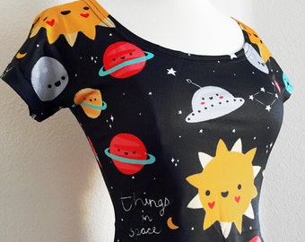 Things in Space Skater Fit and Flare Dress - Size S-3X