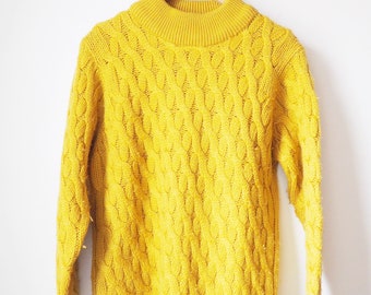 Vintage mustard sweater/crewneck-90's