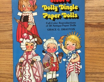 Dolly Dingle Paper Dolls Uncut Complete Grace Drayton 1979