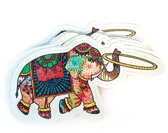 Elephant Hooper Vinyl Sticker