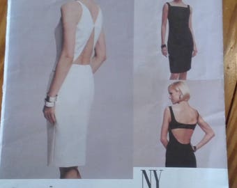 2002 NY NY collection sewing pattern by vogue dress