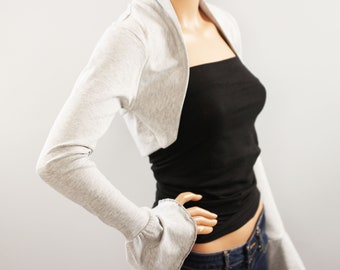 Shrug / Grey Shrug / Bolero / Wedding Shrug / Jacket / Bridal Shrug / Bridal Accessories / Wedding Bolero