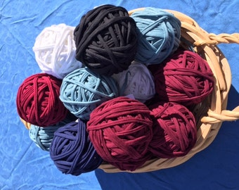 T-shirt yarn, recycled t-shirt yarn