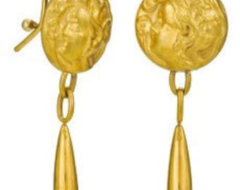 Art Nouveau 18k Earrings