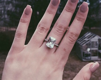 Swarovski Element Sterling Silver Ring