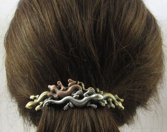 Lizards French Barrette 80mm- French clips- hair accessories