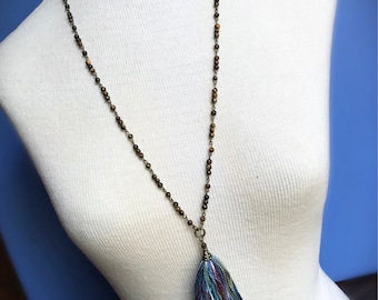 Farideh "Loom Waste" beaded necklace