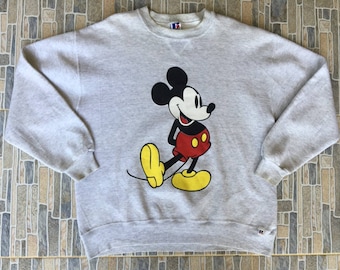 Mickey Mouse Logo Graphic Vintage Sweatshirt