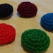 Dish Scrubbies, Nylon Scrubbies, Crocheted Scrubbies, Set of 5 Scrubbies, Pan Scrubbie, Hostess Gift, Scouring Pads, Crocheted Scrubby
