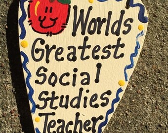 Social Studies Teacher Gifts 3029 Worlds Greatest Social Studies Teacher