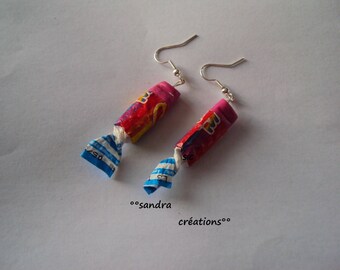 earring caram'bar rainbow color