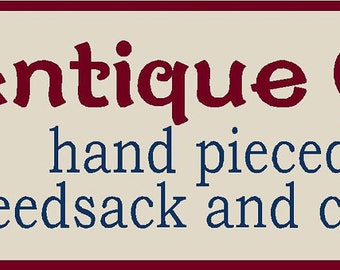 Antique Quilts Stencil 7 mil Mylar Reusable