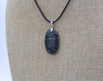 Natural Irish Beach Pebble Pendant Necklace