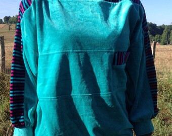 80s velvet sweater