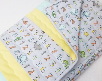 Gender Neutral Baby Quilt, Baby Quilt, Handmade Baby Quilt, Baby Boy Quilt, Baby Girl Quilt, Crib Bedding, Nursery Bedding, Baby Blanket