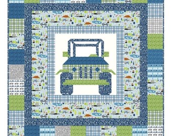 Off Road Quilt Pattern by Kelli Fannin Quilt Designs KFQP129