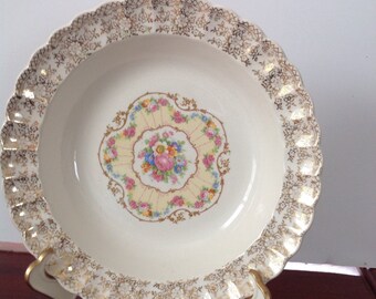 Bowl, Sebring Pottery, Delight Pattern