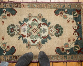 2x3.5 Vintage Oushak Rug Mat