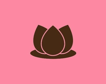 Lotus Stamp Rubber Stamp Craft Stamp A46