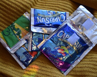 Recycled Juice Pouch Coin Purse