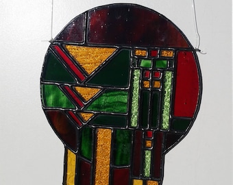 Stained glass Dream Catcher - Suncatcher